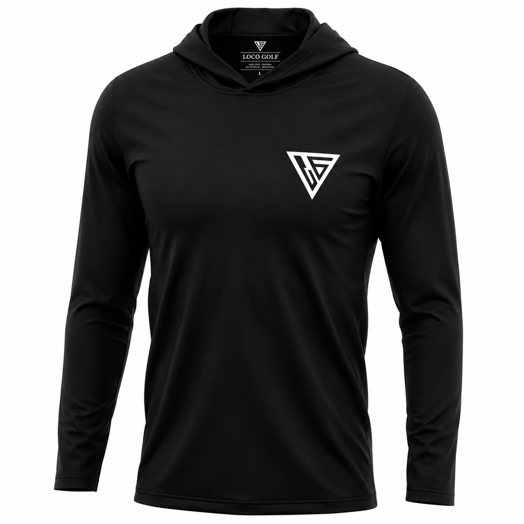 The Loco Golf Signature Crest Performance Long Sleeve Hoodie