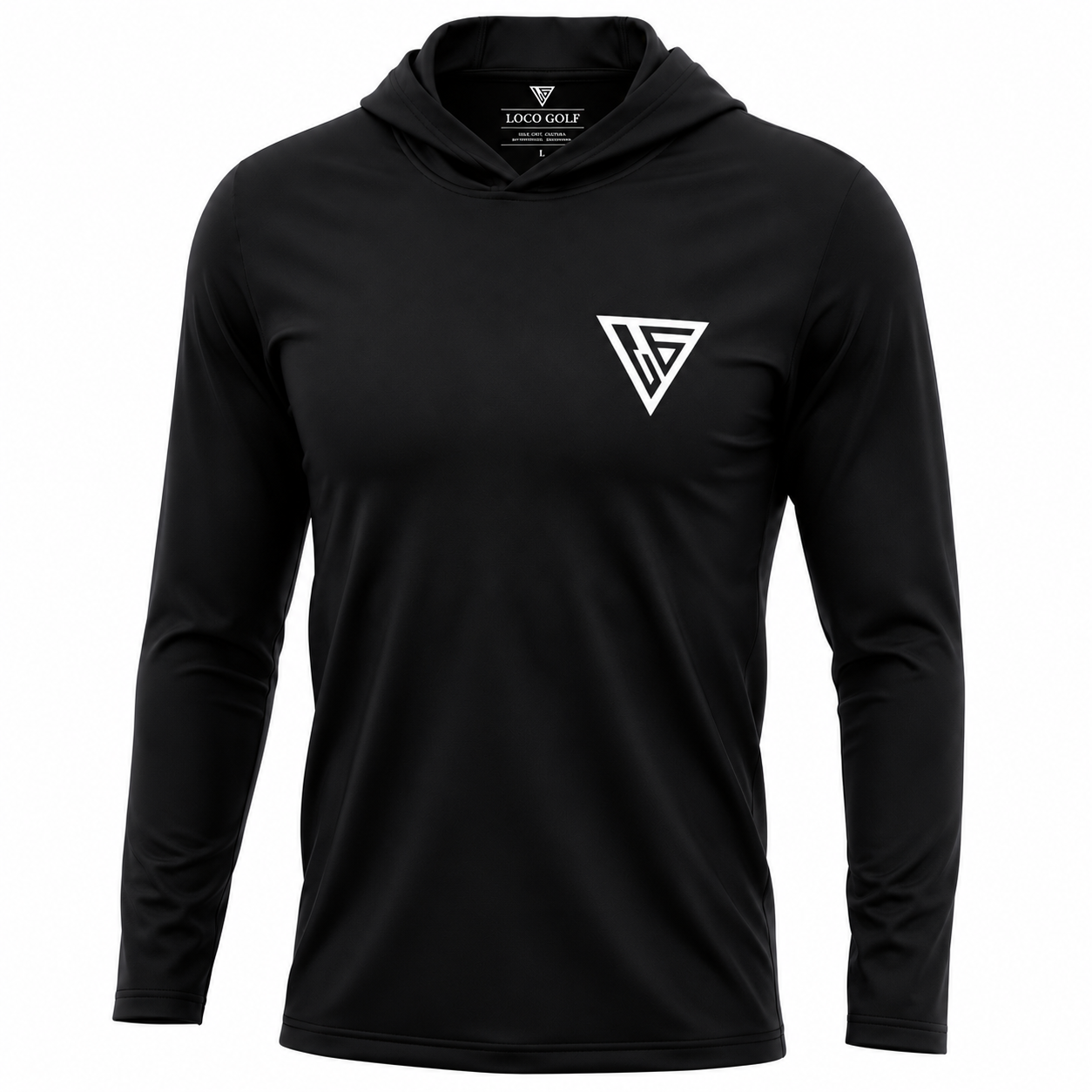 The Loco Golf Signature Crest Performance Long Sleeve Hoodie