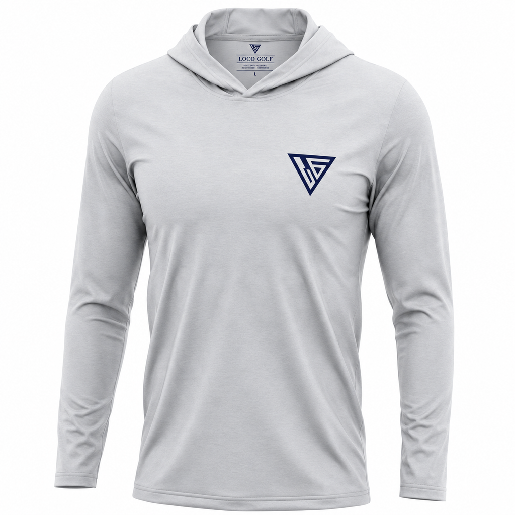 The Loco Golf Signature Crest Performance Long Sleeve Hoodie