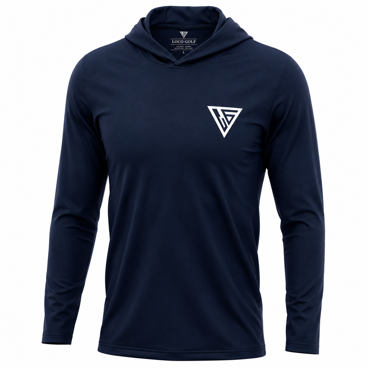 The Loco Golf Signature Crest Performance Long Sleeve Hoodie