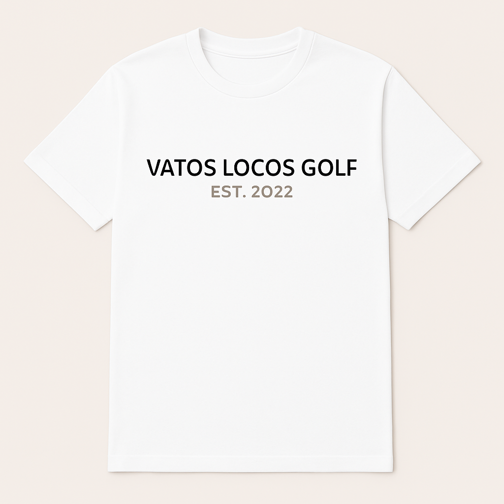 “Vatos Locos Golf – est. 2022” Tee Minimal