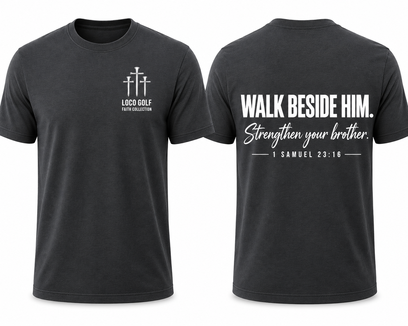 Loco Golf Faith Tee Walk Beside Your Brother