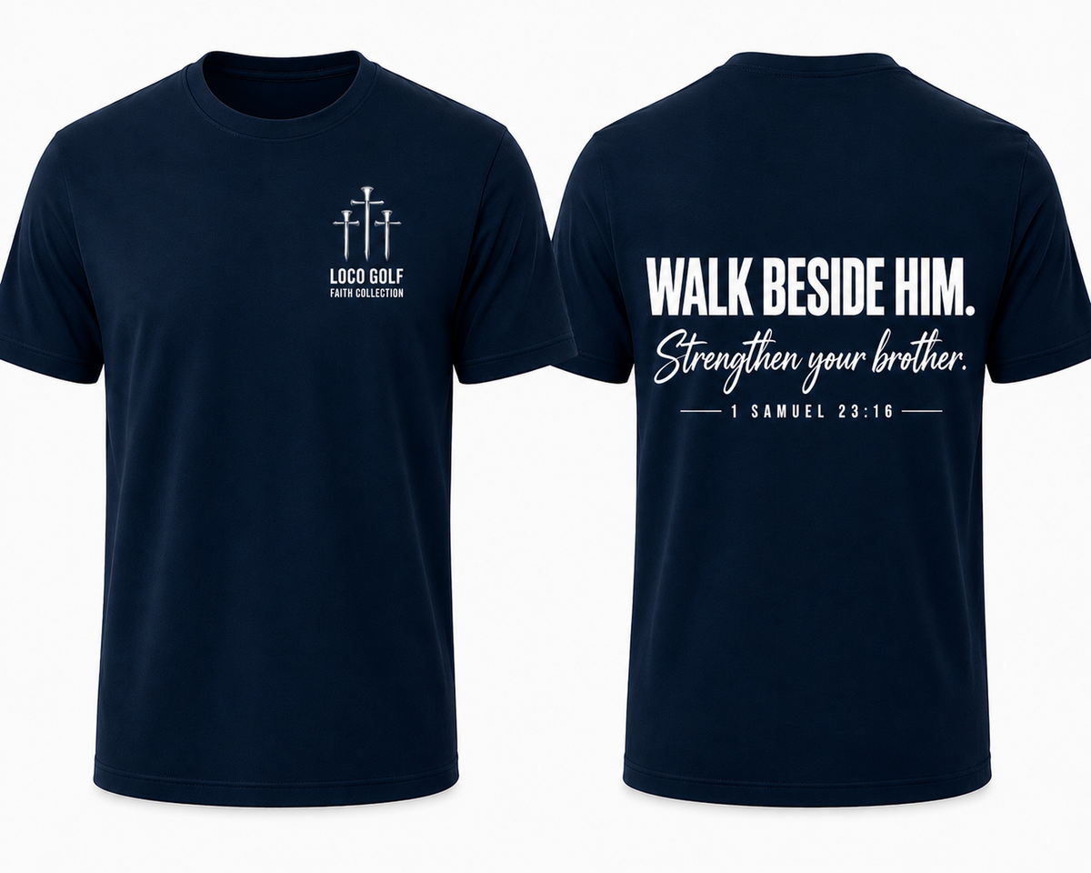Loco Golf Faith Tee Walk Beside Your Brother
