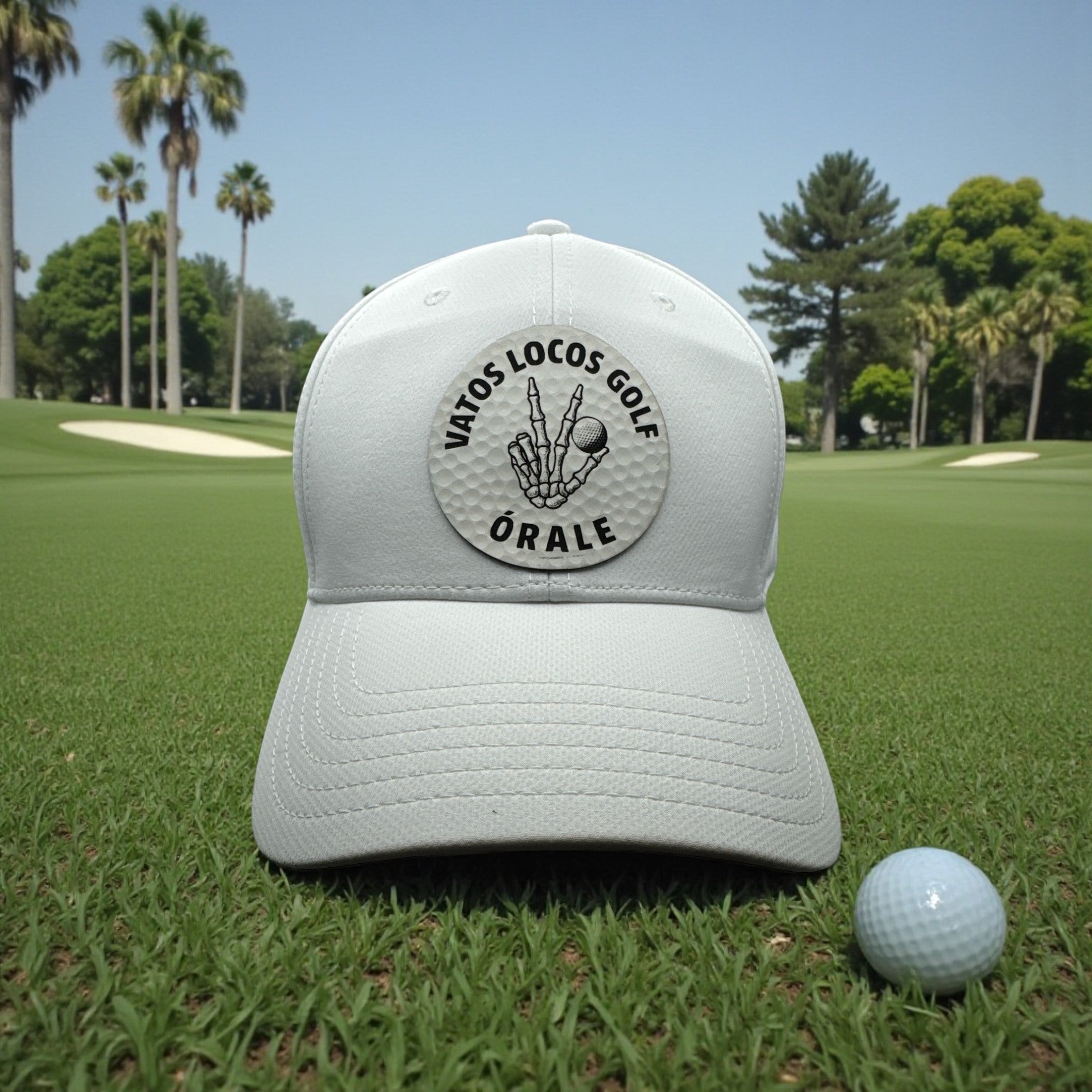 Vatos Locos Golf - Loco Hat with Leather Golf Ball patch